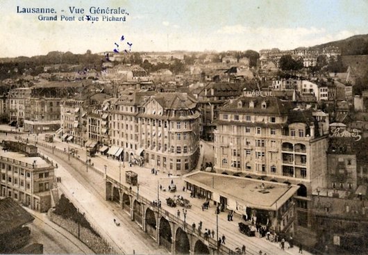 carte postale Lausanne